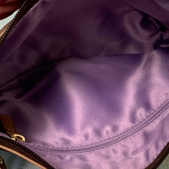 Coach Metallic Leather Small Crossbody with Logo Charm - Picture 8 of 13